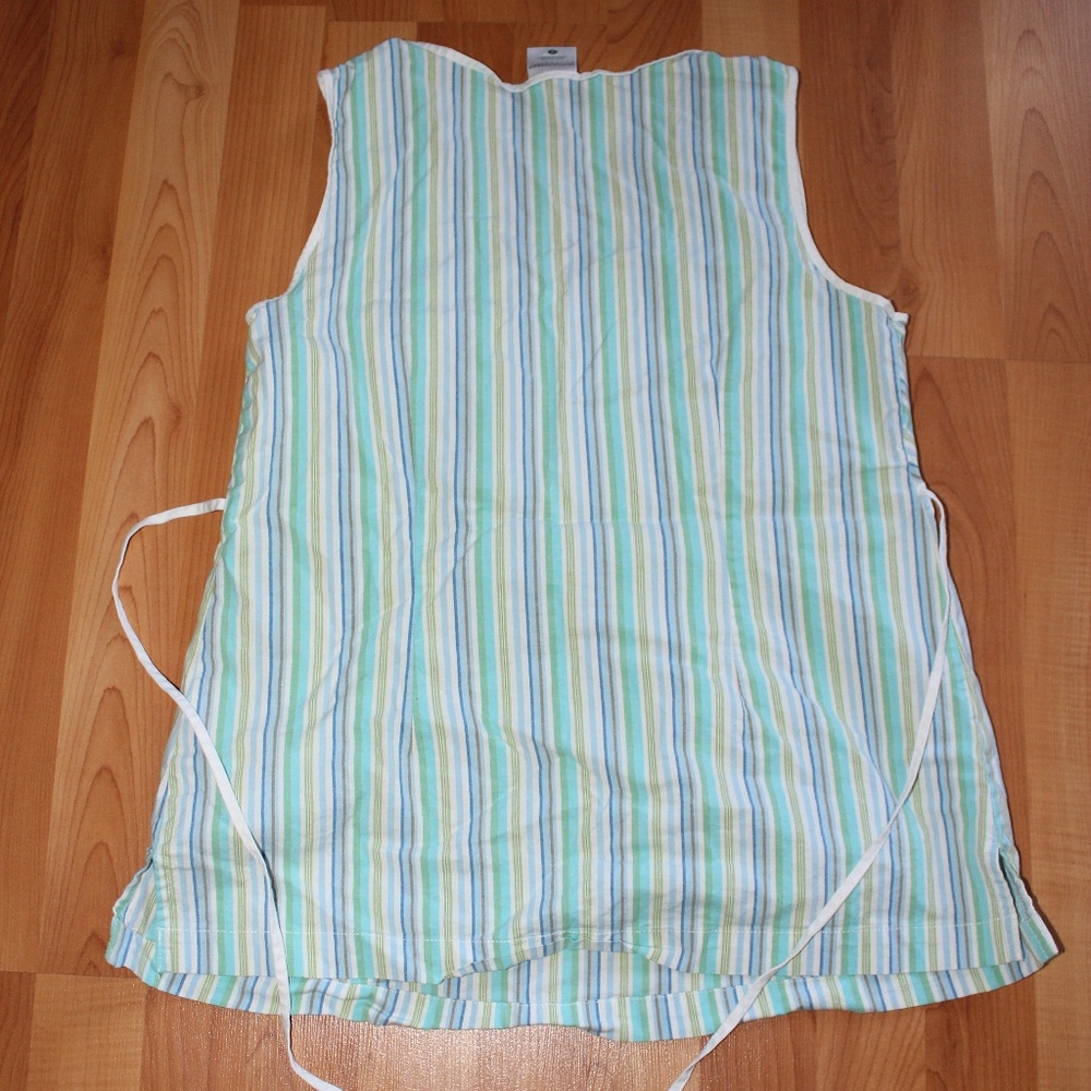 Motherhood Maternity Striped V-neck Top Blouse S - Picture 3 of 8